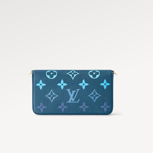 Louis Vuitton Félicie Pochette Gradient Blue - Picture 2 of 10